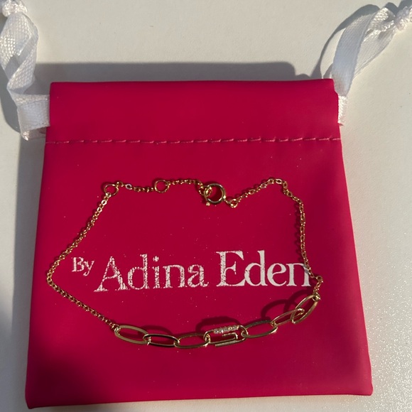 Adina Eden Gold Link Bracelet - Picture 1 of 2
